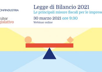 “Legge di bilancio 2021. Le principali misure fiscali per le imprese”, webinar nazionale con Confindustria L’Aquila