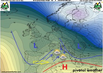 Meteo: previsioni 6 e 7 Marzo 2021, weekend instabile e fresco