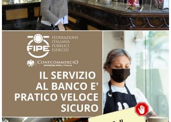 Fipe-Confcommercio: “Divieto consumazione al banco nei bar: interpretazione incomprensibile e immotivata, intervenga il Mise”