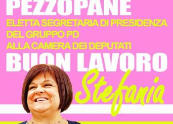 Parlamento, Pezzopane eletta nell’Ufficio di Presidenza del Pd: “Per me un onore”