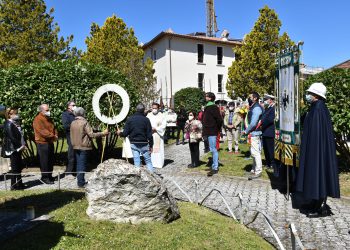 Nella frazione di Onna celebrata la giornata del 25 Aprile