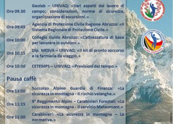 Univaq: il Geolab organizza la conferenza online “La sicurezza nella ricerca sul campo”