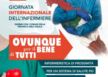 12 maggio, Giornata internazionale dell’Infermiere: la provincia dell’Aquila si illumina di verde