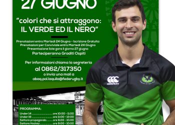 Polisportiva e L’Aquila Rugby: domani Open Day di fine anno