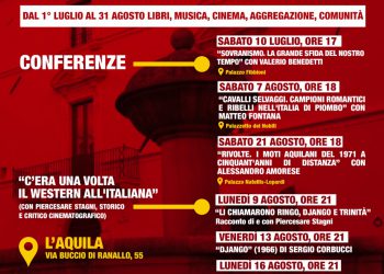 “Estate con Piazza Fontesecco”: in centro storico conferenza, musica, cinema e aggregazione