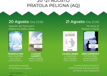 Pratolalegge: il 20 e 21 agosto la prima edizione del Festival Letterario di Pratola Peligna