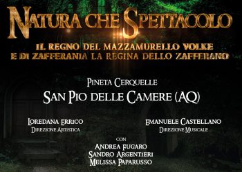 Uno spettacolo dedicato alla natura e al fiore simbolo del territorio, lo zafferano, nel regno del Mazzamurello