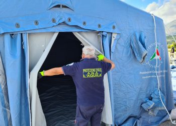 Ad Avezzano realizzato un hub vaccinale e tendopoli per profughi afghani