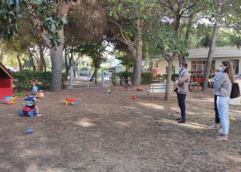 Sindaco Costantini e Vice sindaco Albani in visita, questa mattina, al Nido “Arcobaleno” di Giulianova