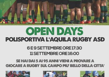 Open Days a Centi Colella: tre gli appuntamenti della Polisportiva L’Aquila Rugby