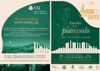 Sabato il Fai Marsica sbarca a Sante Marie per una giornata tra arte e musica