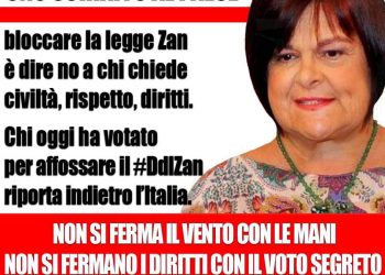 Ddl Zan, Pezzopane (Pd): pagina buia della democrazia ma non ci fermerà
