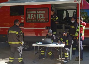 A Fossa esercitazione nazionale per posti comando e manovre operative Vigili del Fuoco in campo