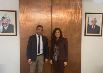 Rappresentanti del comune e associazioni di Aielli ospiti all’ambasciata palestinese, sul tavolo progetti di interscambi culturali già dalla prossima estate