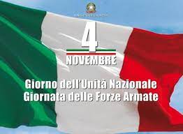 4 Novembre: Commemorazione Giorno Unità Nazionale e Giornata delle Forze Armate