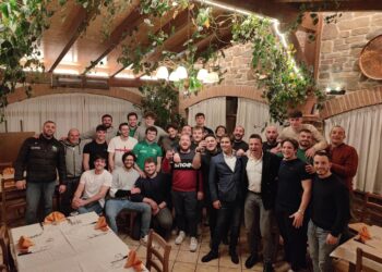 Rugby L’Aquila: Scopano, “In cinque mesi grandi risultati”. Inaugurata sede e cena di Natale con giocatori e staff