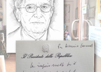 Omaggio di Mimmo Emanuele a Mattarella: il Presidente ringrazia