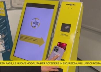 Poste Italiane: L’Aquila, da domani attivate le modalità di controllo per l’accesso agli uffici postali con il green pass