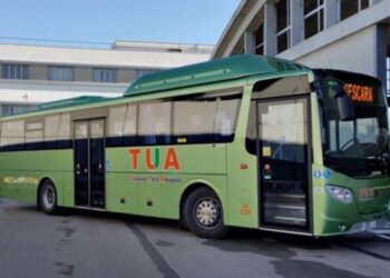 Consigliere Paolucci e segretario provinciale PD Marongiu in visita sede TUA di Lanciano