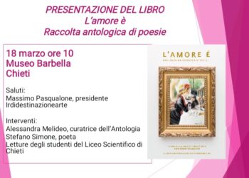 Chieti; ragazzi Liceo Scientifico Masci presentano raccolta poesie sull’amore