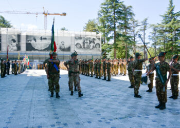 Il 9° Reggimento Alpini termina la missione in Kosovo; discorso Generale Gamba
