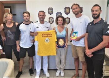 A Giulianova, docenti francesi a lezione dalla Guardia Costiera