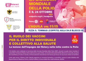 Rotary Club L’Aquila organizza Convegno per giornata mondiale sulla polio