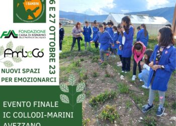 L’area verde scuola Collodi – Marini di Avezzano diventa un Anfiteatro