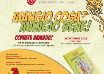 “Mangio cosa? Mangio bene!”, spettacolo teatrale al Palazzetto dei Nobili