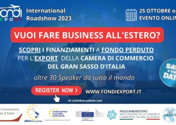 FondiExport.it: Come fare business all’estero con i finanziamenti per l’export della Camera di Commercio del Gran Sasso d’Italia
