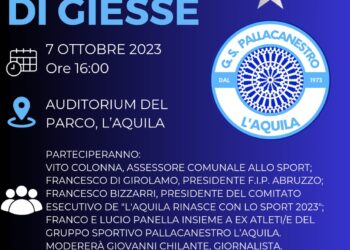 Pallacanestro L’Aquila, sabato 7 ottobre cinquanta anni di Giesse