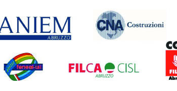 Aniem Abruzzo, Cna Costruzioni, Fillea Cgil, Filca Cisl e Feneal Uil chiedono incontro alla Regione su Pnrr