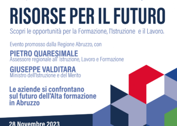 Martedì confronto su alta formazione con ministro Valditara e assessore Quaresimale