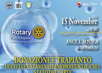 “Donazione e trapianto di cellule staminali” mercoledì 15 Novembre convegno all’ANCE