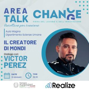 Victor Perez all'Aquila per “Chance|change”, fiera del lavoro e ...