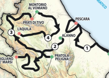 Giro d’Abruzzo: le modifiche alla viabilità per venerdì 12 aprile a L’Aquila