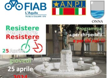 FIAB L’Aquila: Pedalata per la Resistenza e visita a Onna aperta a tutti
