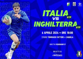 Rugby: Under 19, Italia Inghilterra il 6 aprile allo Stadio Fattori