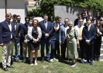 Studenti romani all’Aquila per campus su ricostruzione ed efficienza energetica, prima visita all’Emiciclo