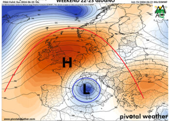 Meteo: previsioni weekend 22 e 23 Giugno, stop ondata calore, domenica fuori sabbia, dentro temporali
