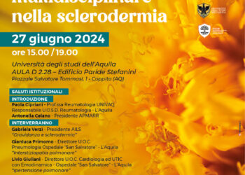 Giovedì 27 giugno giornata di studio sulla sclerodermia e screening gratuito