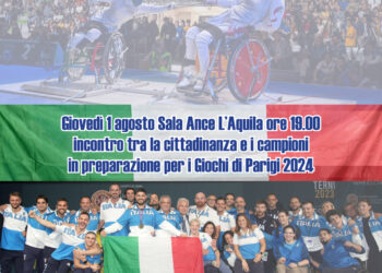 Nazionale azzurra scherma paralimpica in ritiro a L’Aquila: dal 28 luglio al 2 agosto allenamento collegiale per i Giochi di Parigi 2024