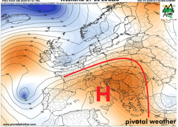 Meteo: previsioni 27 e 28 Luglio, stabilità e temperature in rialzo, torna anticiclone sub-tropicale