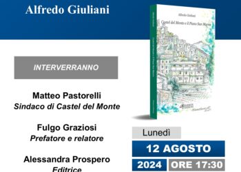Castel del Monte e il Piano San Marco, lunedì 12 la presentazione libro postumo di Alfredo Giuliani