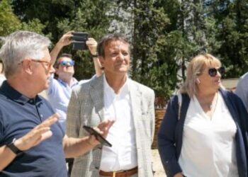 Casa dello studente: Santangelo e D’Annuntiis, in visita al cantiere incontrano professionisti, imprese e operatori