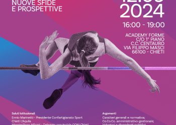 “Riforma dello sport, nuove prospettive e sfide”, evento a Chieti Giovedì 12 Settembre