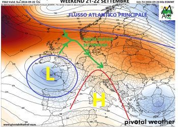 Meteo weekend 21 e 22 Settembre: tempo in miglioramento e mite ma instabilità tornerà presto