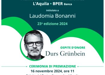 Durs Grünbein: poeta pensatore. Il poeta tedesco ospite d’onore al Premio L’Aquila “Laudomia Bonanni”