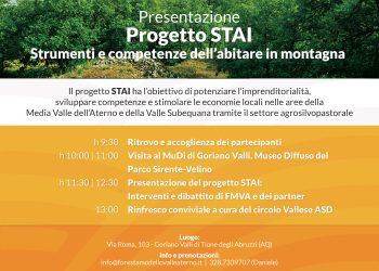 Al via il Progetto STAI – Strumenti e competente dell’abitare in montagna