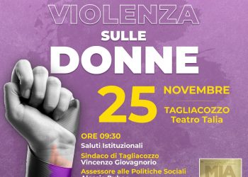 Al Teatro Talia di Tagliacozzo, incontro e proiezione contro violenza sulle donne